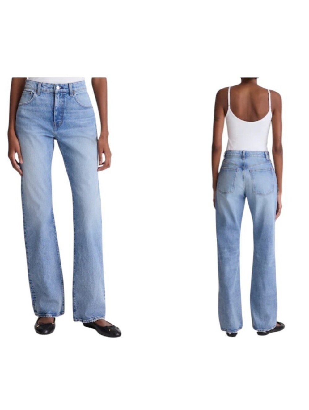 NWT Madewell Tall Relaxed Bootcut Jean Raebrook Wash Blue Size 27T